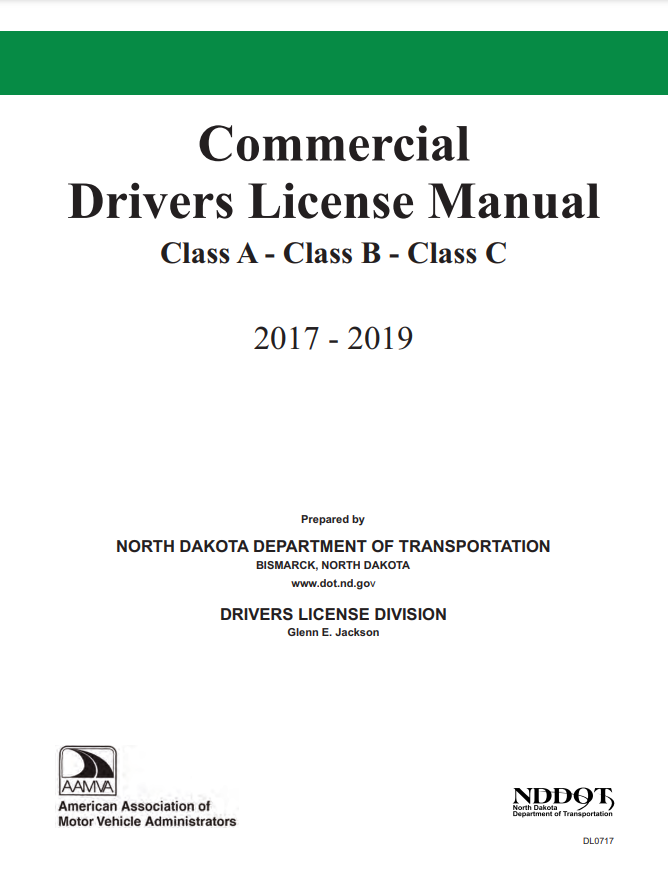 North Dakota CDL Handbook